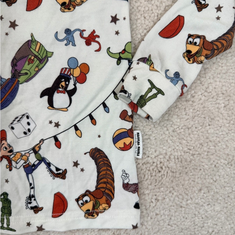 Magical Mamas Disneys Toy Story Kids 2 Piece Long Sleeve Pajama Set - Picture 3 of 9